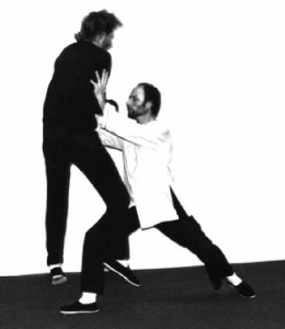 picture of peter ralston doing a technique